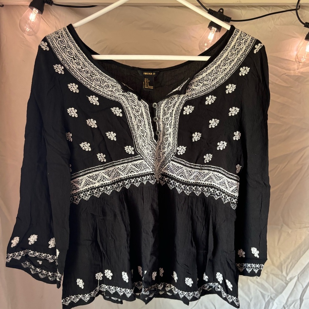 Flowy Long Sleeve Top